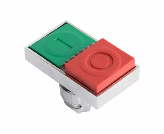 730186 - EKF PROxima исп. мех. кнопки XB4 пуск-стоп с выпирающим стопом возвр. без фикс., инд. (1)