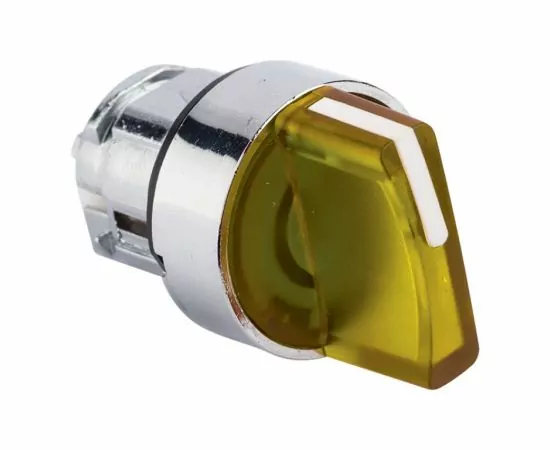 730202 - EKF PROxima исп. мех. перекл. ХB4 желтый на 2 пол. с фиксацией, инд. кор.ручка (1)