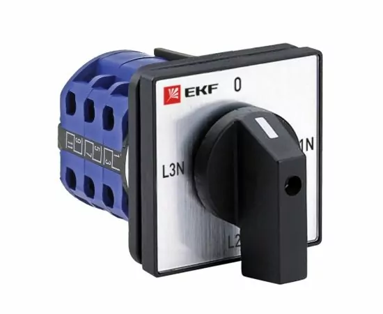 730270 - EKF PROxima Переключатель кулачковый ПК-1-84 10А 4P для вольтметра (для фазного напряжения) (1)