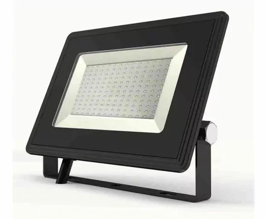 758382 - LEEK прожектор св/д LED FL 150W(12900lm) 6500K 6K 356х280х27 CW BLACK черный (тонкий) IP65 (1)