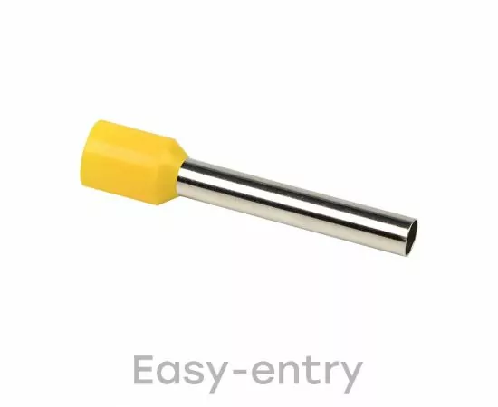 767233 - EKF Наконечник штыревой втулочный изол. НШвИ 6,0-24 (уп.50шт, цена за уп) желтый nhvi-6.0-24 (1)