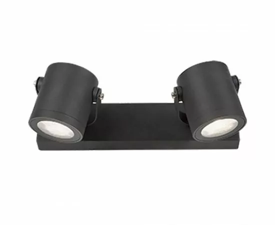 782824 - Gauss Св-к садово-парковый Sonata 2xGU10 2x35W Бра архит. черн 280x90x130 IP54 GD153 (1)