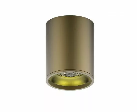 647331 - Gauss св-к накладной св/д 12W(900lm) 3000K 2K 100x79 COB алюм. кофе/золото HD001 (1)