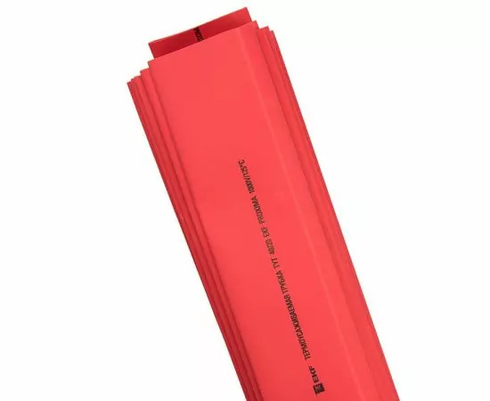 653696 - EKF термоусадка трубка ТУТ 30/15 красная в отрезках по 1м (уп.25м, цена за 1м) tut-30-r-1m (1)