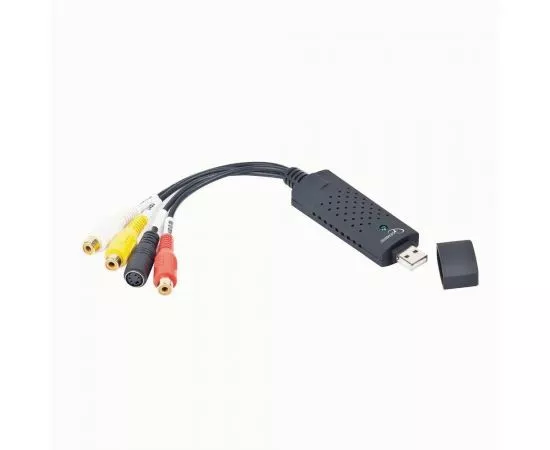 710468 - Адаптер видео-захвата USB с комлпектом проводов для подключения (RCA, S-Video), Gembird UVG-002 (1)