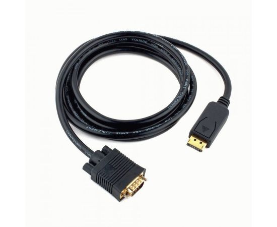 710493 - Кабель DisplayPortшт. - VGAшт. Cablexpert CCP-DPM-VGAM-6, 1,8м, 20M/15M, черный, экран, пакет (1)