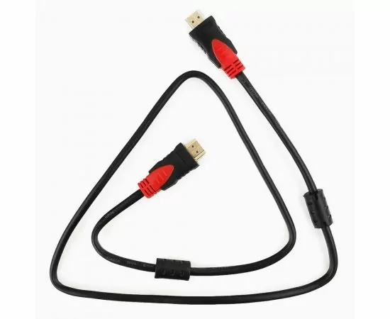 710521 - Кабель HDMIшт. - HDMIшт. Cablexpert, серия Silver, длина 1 м, v1.4, M/M, позол.разъемы, феррит. (1)