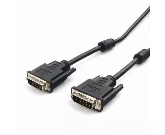 710591 - Кабель DVI-Dшт. - DVI-Dшт. dual link Cablexpert CC-DVI2L-BK-15, 25M/25M, 4.5м,CCS,черн,экран,феррит. (1)