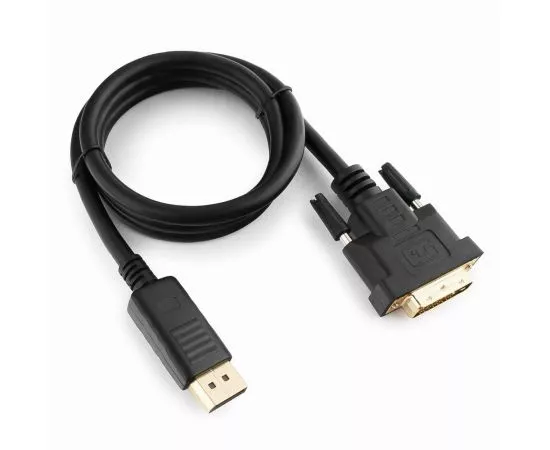 710599 - Кабель DisplayPortшт. - DVIшт. Cablexpert, 1м, 20M/25M, черный, экран, пакет (1)