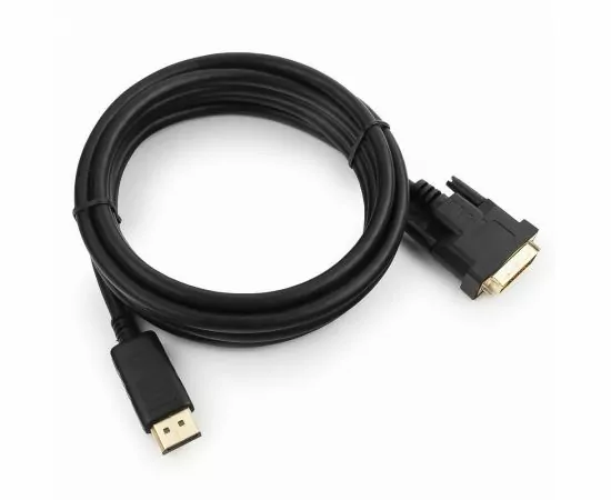 710600 - Кабель DisplayPortшт. - DVIшт. Cablexpert, 3м, 20M/25M, черный, экран, пакет (1)