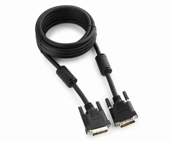 710621 - Кабель  DVI-Dшт. - DVI-Dшт. dual link Cablexpert, 25M/25M, 3.0м, черный, экран, феррит. (1)