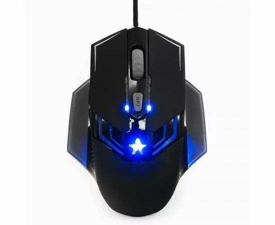 710730 - Мышь игровая Гарнизон GM-750G, Альтаир 2, код Survarium, USB, чип Х3, черн., софт тач, 2400 dpi, (1)