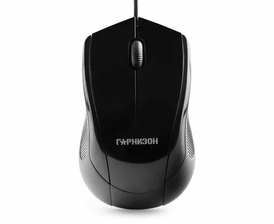 710746 - Мышь Гарнизон GM-200, USB, чип- Х, черн., 1000 dpi, 2кн.+колесо-кнопка (1)