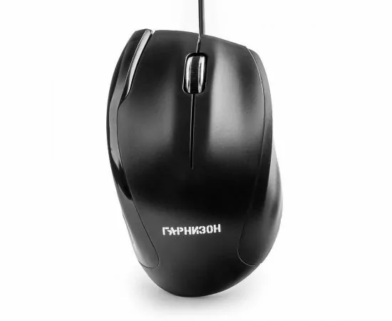 710747 - Мышь Гарнизон GM-205, USB, чип- Х, черн., 1000 dpi, 2кн.+колесо-кнопка (1)