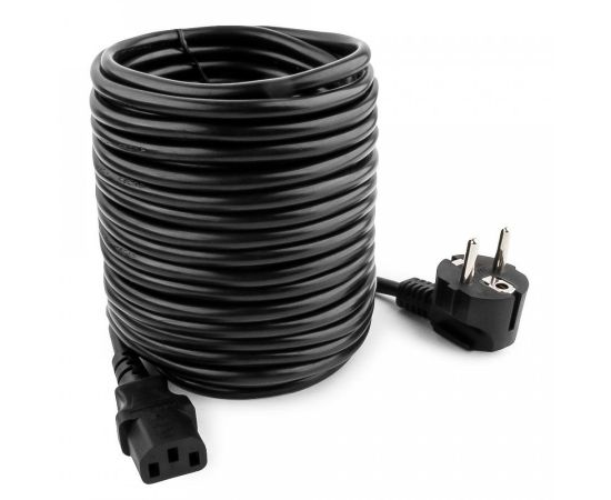 710804 - Cablexpert шнур сетевой C13 компьютерный 10м, Schuko- C13, VDE, 10А, 3x0,75мм, черн., земл. (1)