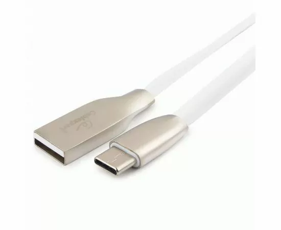 711160 - Кабель USB(A)шт. - 2.0 type C шт. Cablexpert, серия Gold,  1м, белый, BL (1)