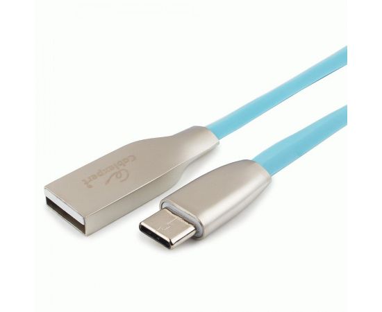 711167 - Кабель USB(A)шт. - 2.0 type C шт. Cablexpert, серия Gold, 1м, синий, BL (1)