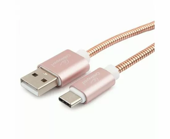 711175 - Кабель USB(A)шт. - 2.0 type C шт. Cablexpert, серия Gold,  1.8м, золото, BL (1)