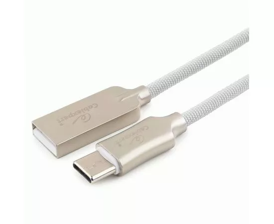 711179 - Кабель USB(A)шт. - 2.0 type C шт. Cablexpert, серия Platinum, 1м, белый, нейлон, BL (1)