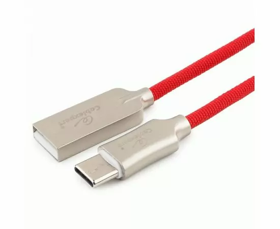 711182 - Кабель USB(A)шт. - 2.0 type C шт. Cablexpert, серия Platinum, 1.8м, красный,нейлон,BL (1)