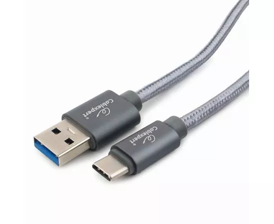 711193 - Кабель USB(A)шт. - 3.0 type C шт. Cablexpert серия Platinum, 1.8м, титан, нейлон, BL (1)