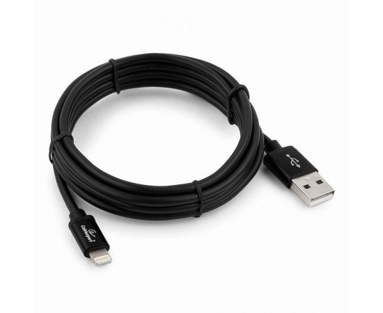 711210 - Кабель USB(A)шт. - 8pin шт. для iPhone5/6/7/8/X, IPod, IPad Cablexpert серия Silver, 1.8м, черн, BL (1)