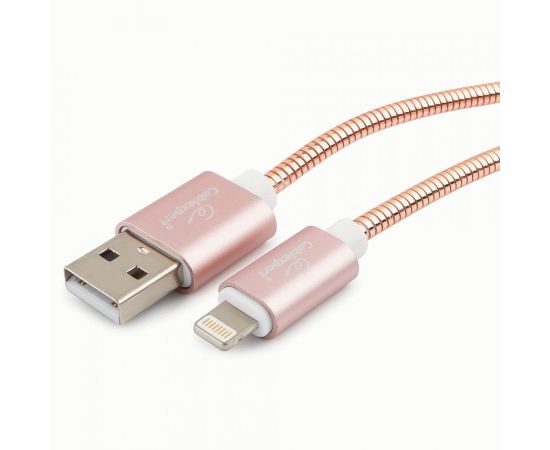 711246 - Кабель USB(A)шт. - 8pin шт. для iPhone5/6/7/8/X, IPod, IPad Cablexpert серия Gold, 1.8м, золото, BL (1)