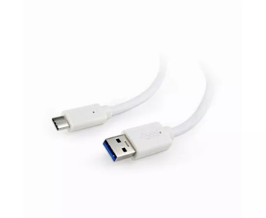 711288 - Кабель USB(A)шт. 3.0 - type С шт. 3.1 Cablexpert, 1м, белый, пакет (1)