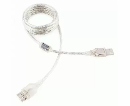 711337 - Кабель удлинитель USB(A)гн. 2.0 - USB(A)шт.  Pro Cablexpert 2м, экран, феррит. (1)