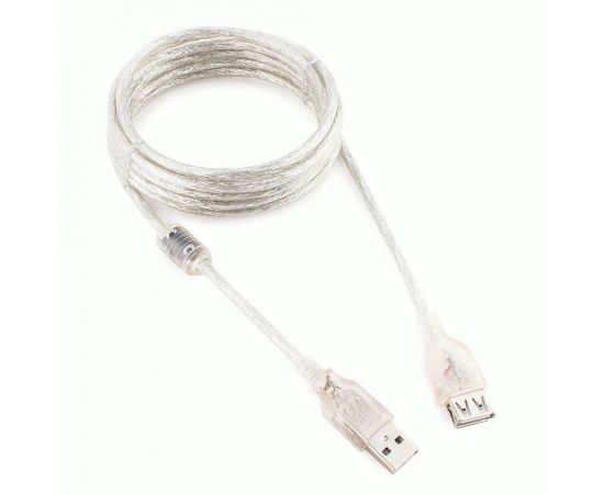 711338 - Кабель удлинитель USB(A)гн. 2.0 - USB(A)шт. Pro Cablexpert 3м, экран, феррит (1)