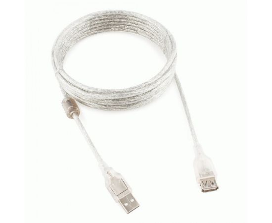 711339 - Кабель удлинитель USB(A)гн. 2.0 - USB(A)шт. Pro Cablexpert, 4,5м, экран, феррит (1)