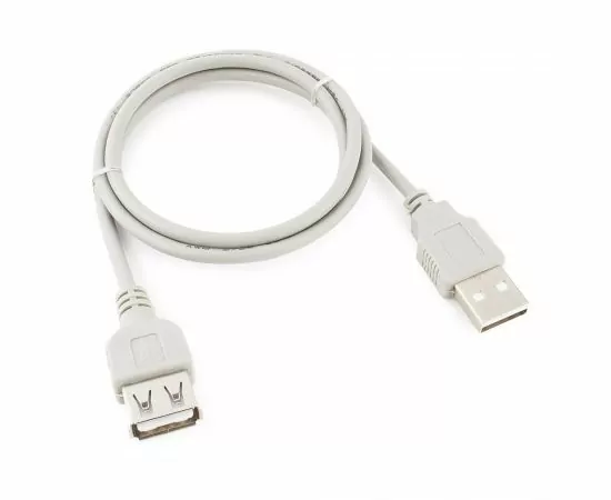 711340 - Кабель удлинитель USB(A)гн. 2.0 - USB(A)шт.  Gembird AM/AF, 75см, пакет (1)