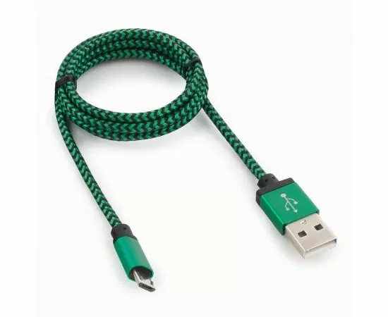 711351 - Кабель USB(A)шт. - microUSB 2.0 Cablexpert, AM/microBM 5P, 1м, нейлон, алюминиевые разъемы (1)