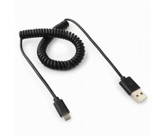 711369 - Кабель USB(A)шт. 2.0 - microUSBшт. витой Pro Cablexpert, 1.8м, витой, черный, пакет (1)