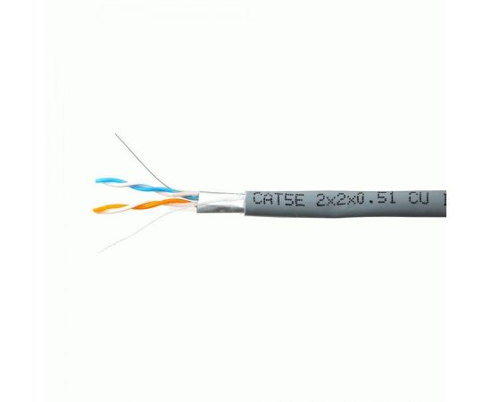 711472 - SkyNet Premium кабель FTP 2x2x0,51, медный, кат.5e, одножил., 305 м, коробка, серый (1)