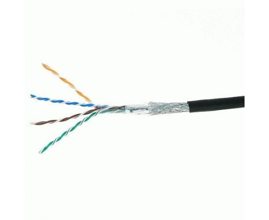 711487 - Cablexpert кабель SFTP 4x2x0.51 мм, медный, кат.5e, одножил., экран, оплётка, 305 м, OUTDOOR (1)