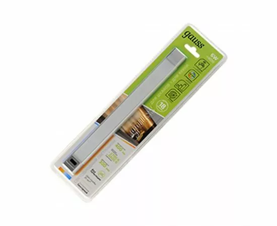 784910 - Gauss св-к св/д линейный сенсор. модель B 6W(400lm) 2K-4K-6K 6K 300mm димм. IR 9019531206-T (1)