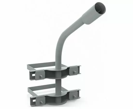 795528 - Gauss кронштейн для уличного св-ка на опору с 2 хомутами 625х460х680 D48мм 903265302 (1)