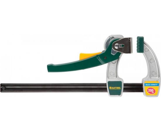 546801 - Струбцина  KRAFTOOL PRO,  рычажная, быстрозажимная, тип F, 75х200 мм (1)