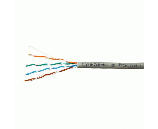 711497 - SkyNet Premium кабель UTP 4x2x0,51, медный, кат.5e, одножил., 100 м, коробка, серый (1)