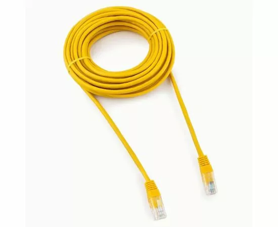 711877 - Cablexpert патч-корд UTP cat5e, 7,5м, литой, многожильный (желтый) (1)