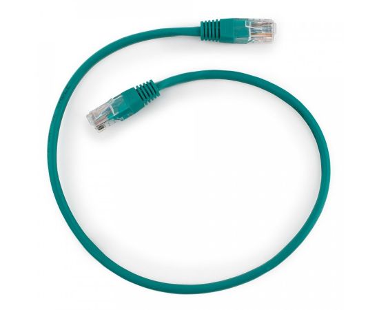 711919 - Cablexpert патч-корд UTP cat5e, 0,5м, литой, многожильный (зеленый) (1)