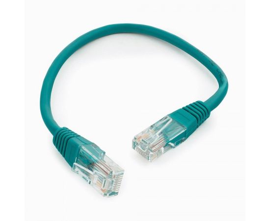 711925 - Cablexpert патч-корд UTP cat5e, 0,25м, литой, многожильный (зеленый) (1)