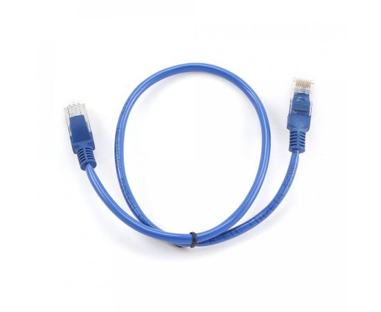 711960 - Cablexpert патч-корд UTP cat5e, 0,5м, литой, многожильный (синий) (1)