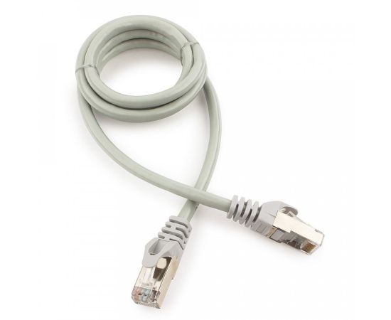711962 - Cablexpert патч-корд FTP cat6, 1м, литой, многожильный (серый) (1)