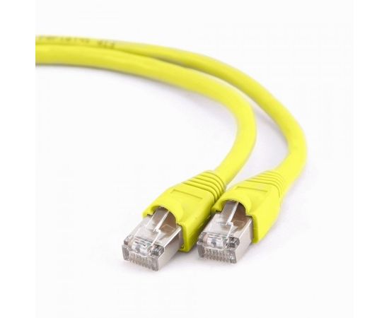 711975 - Cablexpert патч-корд FTP cat6, 10м, литой, многожильный (желтый) (1)