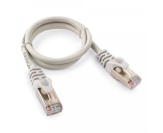 711983 - Cablexpert патч-корд FTP cat5e, 0,5м, литой, многожильный (серый) (1)