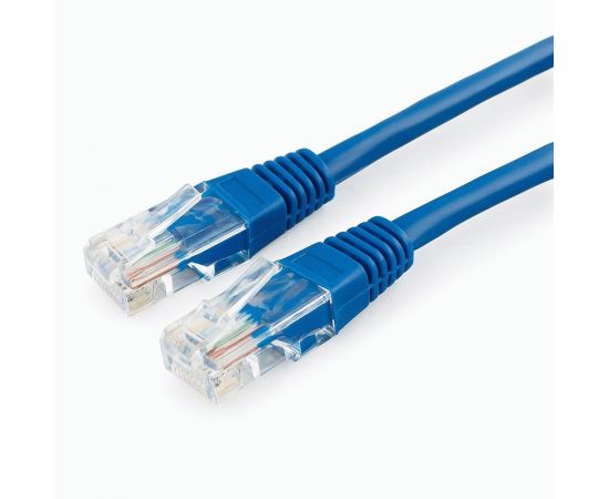 711992 - Cablexpert патч-корд медный UTP cat5e, 0,5м, литой, многожильный (синий) (1)