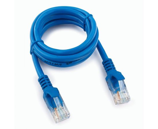 711994 - Cablexpert патч-корд медный UTP cat5e, 1м, литой, многожильный (синий) (1)