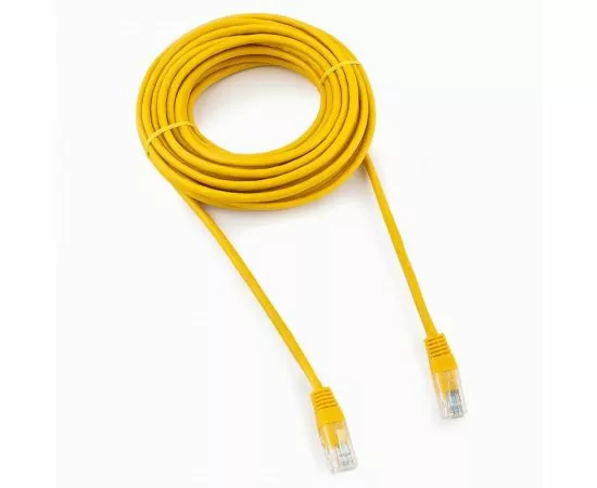 712005 - Cablexpert патч-корд медный UTP cat5e, 7,5м, литой, многожильный (желтый) (1)